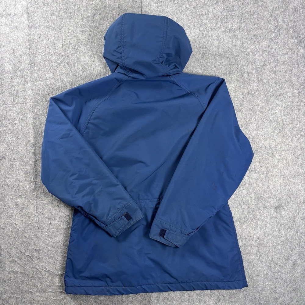 Vintage L.L. Bean Baxter State Parka Jacket Blue Wool Plaid Lined Women's M USA - Picture 10 of 10